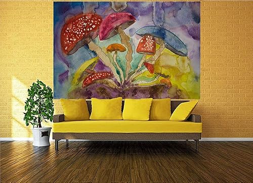 Miniatura 7 de Vinilo de pared de 55.0 x 30.0 in, diseño de estrellas de mar y guijarros con tema marino acuático con estampado de animales de mar que se despega y