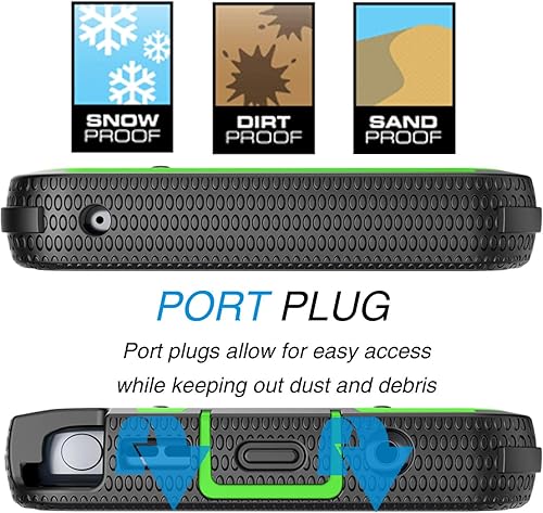 Miniatura 6 de Tekcoo Funda para Motorola Moto G Stylus 5G  Solo 2023  XT2315 Tshell Pantalla incorporada Clip de cinturón de bloqueo con función atril Funda de