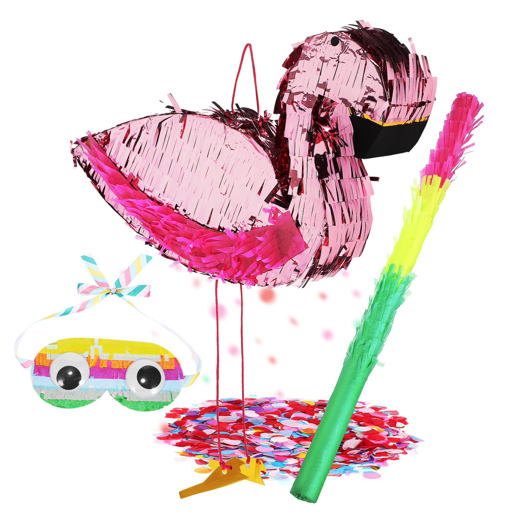 Piñata de Flamenco de Papel 1 Juego para Fiesta Infantil