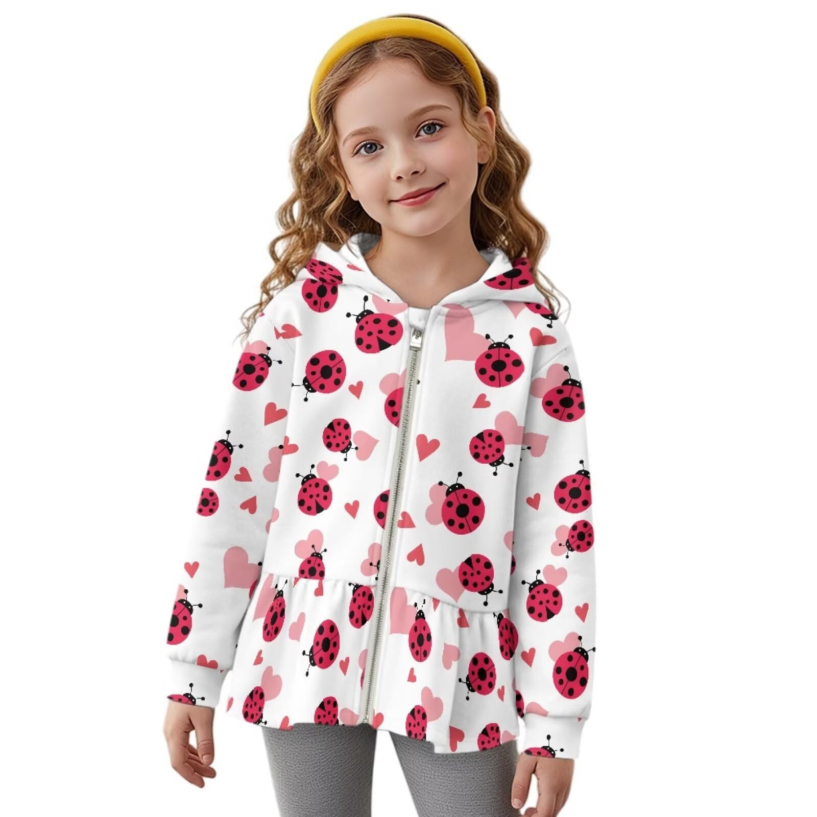 Sweat à capuche enfant confort premium : coton doux pour fille kawaii - 8