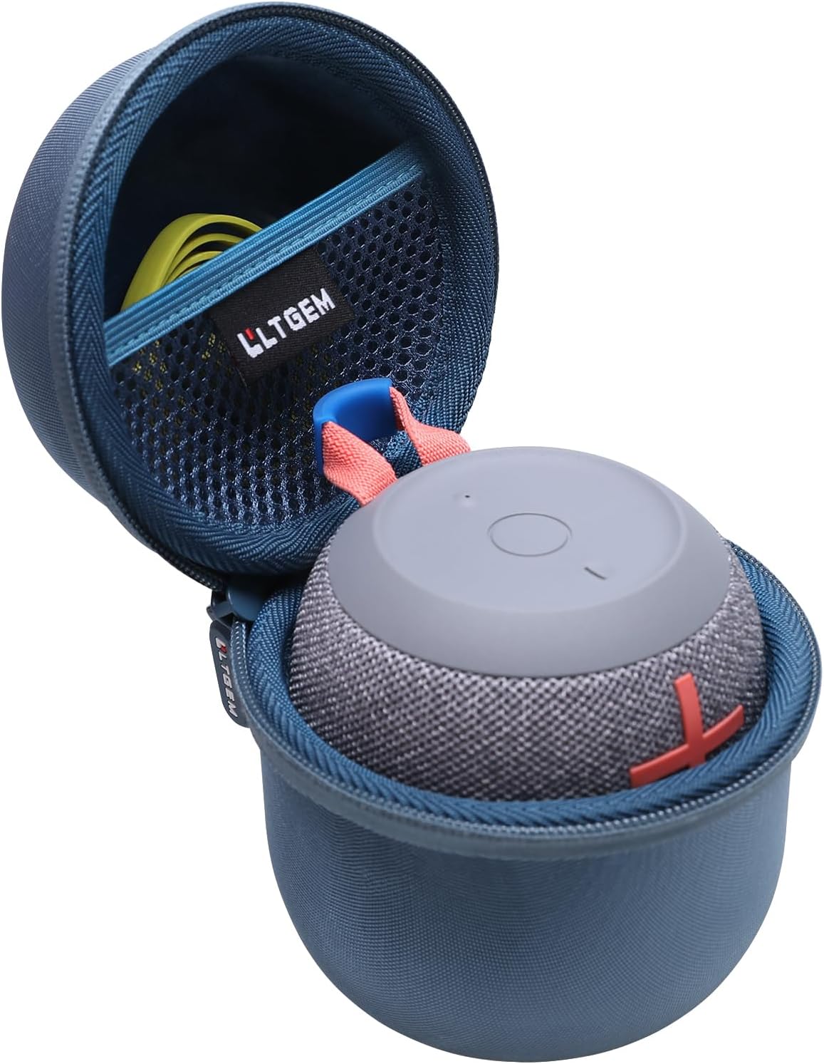 LTGEM Case Compatible with Ultimate Ears WONDERBOOM 4 / Play / 3/2 Portable Waterproof Speaker, Blue