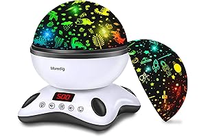 Moredig Dinosaur Hologram Night Light: Illuminate Your Child's Imagination