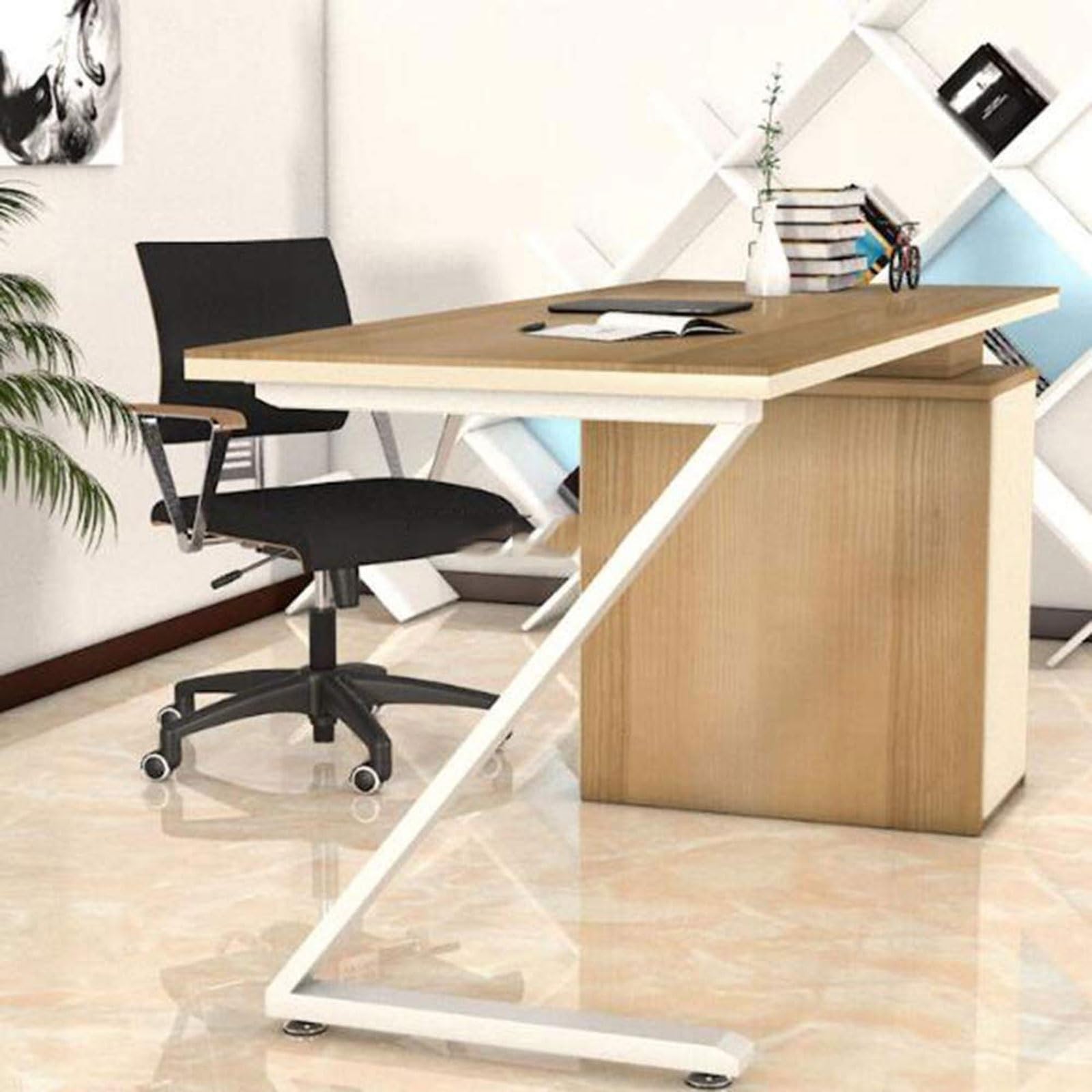 Gambe di ricambio per tavolo in ferro industriale, struttura in metallo a forma di Z per caffè e cena, altezza 725 mm, piedini per mobili fai da te, design durevole ed elegante
