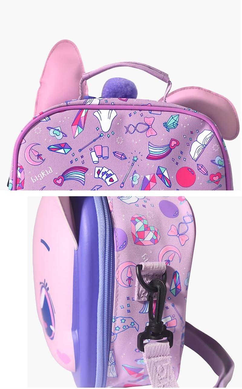 Kids Bag Kindergarten Rabbit Daily Bag Detachable and Adjustable Strap Bunny Cross Bag