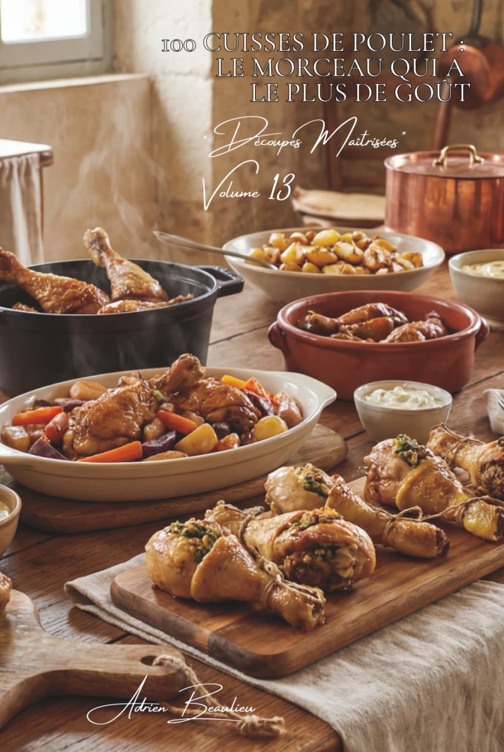 100 cuisses de poulet : le morceau qui a le plus de goût: Confites, braisées, farcies... la cuisse devient noble (SÉRIE POULET (35 livres) - Sous-série "Découpes Maîtrisées" (10 livres))