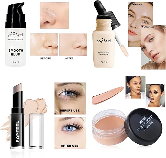 Makeup Set All-in-One Make up Kit Full Gift Set for Women | Professional Multi-purpose Essential Starter Kit Carry Lipstick Lip Gloss Eyeshadow Face Concealer Blush Brush Cosmetic Palette #8