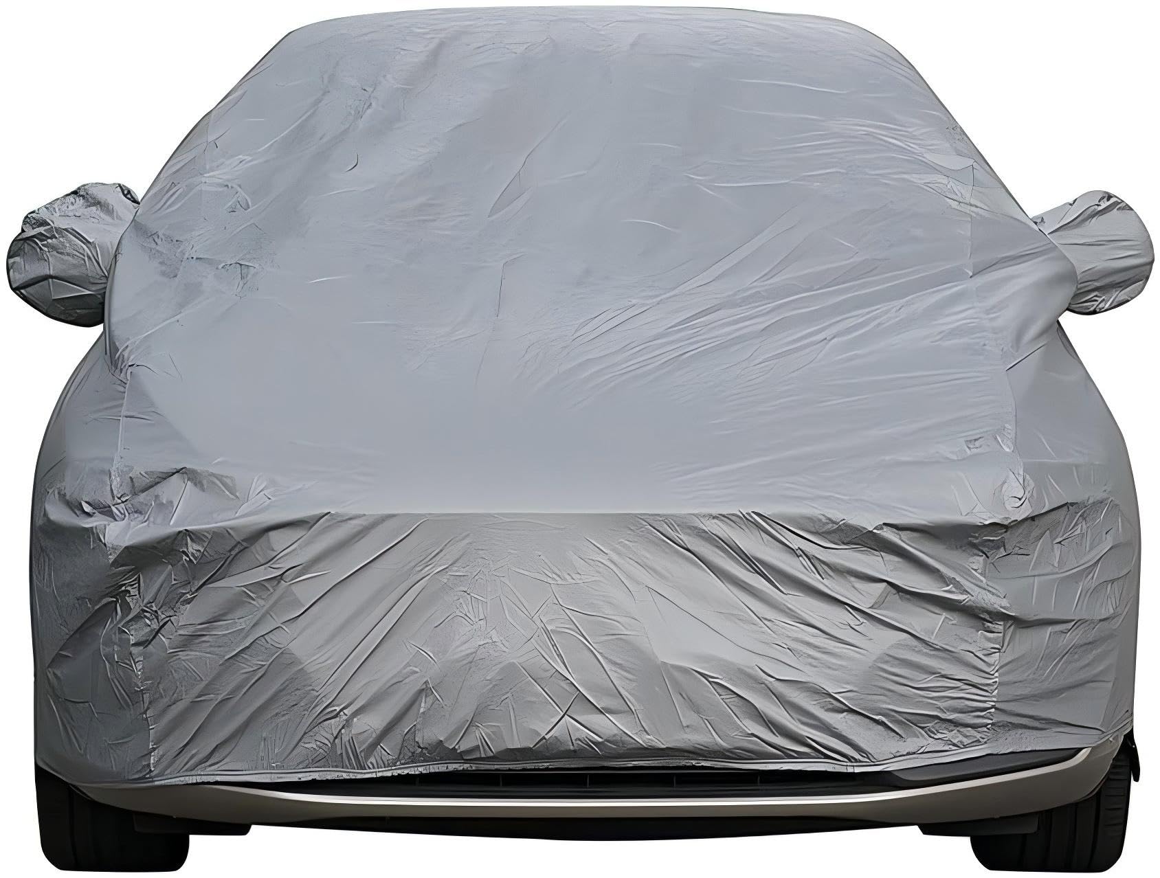 Telo Copriauto Impermeabile Esterno 6 Strati – Protezione Solare, Antivento E Antigelo Per SUV, Lunghezza 476-490 Cm, Con Cerniere Laterali
