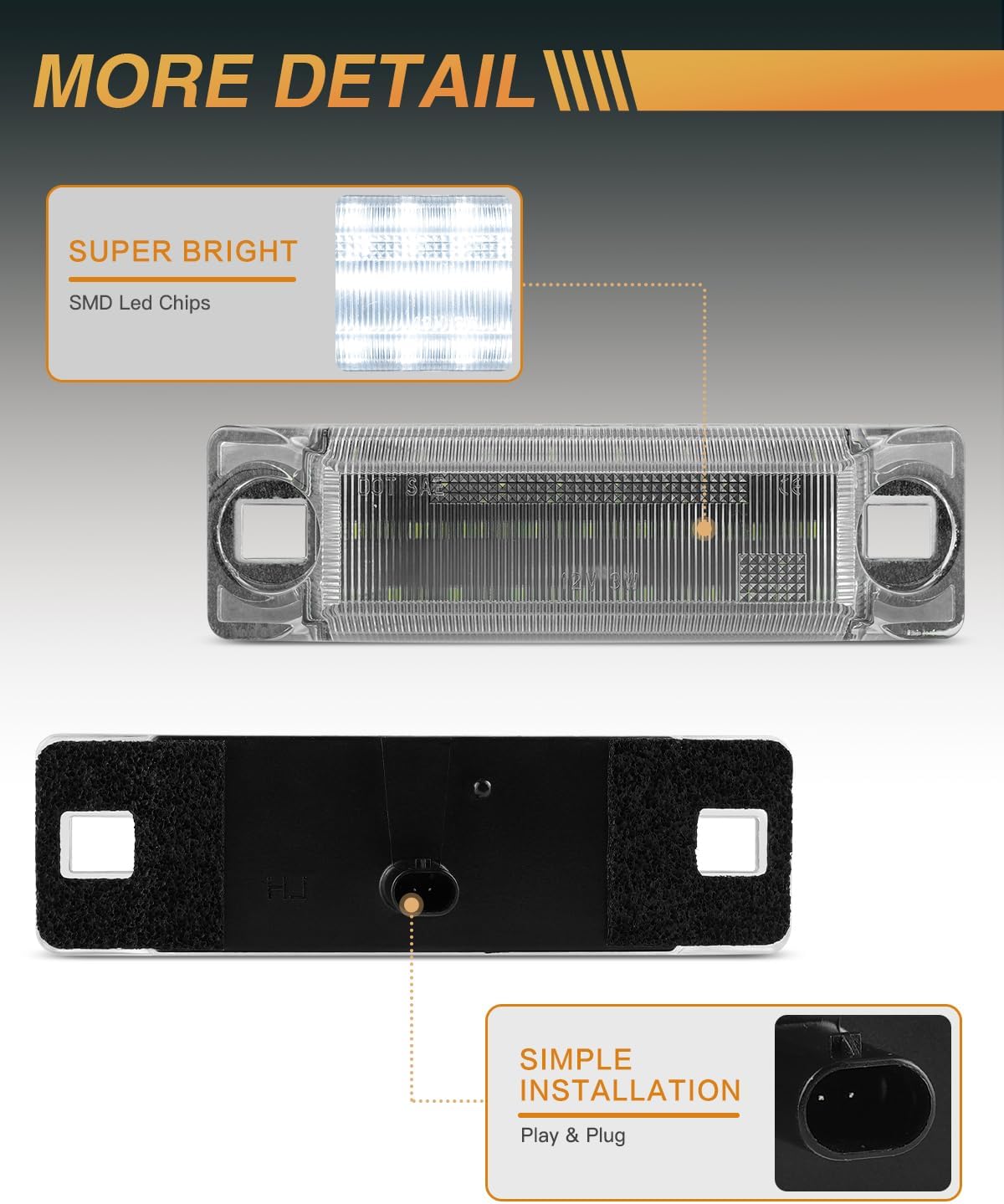 LED Truck Bed Cargo Light Compatible with Dodge Ram 1500 2016-2018,Ram 1500 Classic 2019-2021, Ram 2500 3500 2016-2021,10X Brighter,Plug & Play