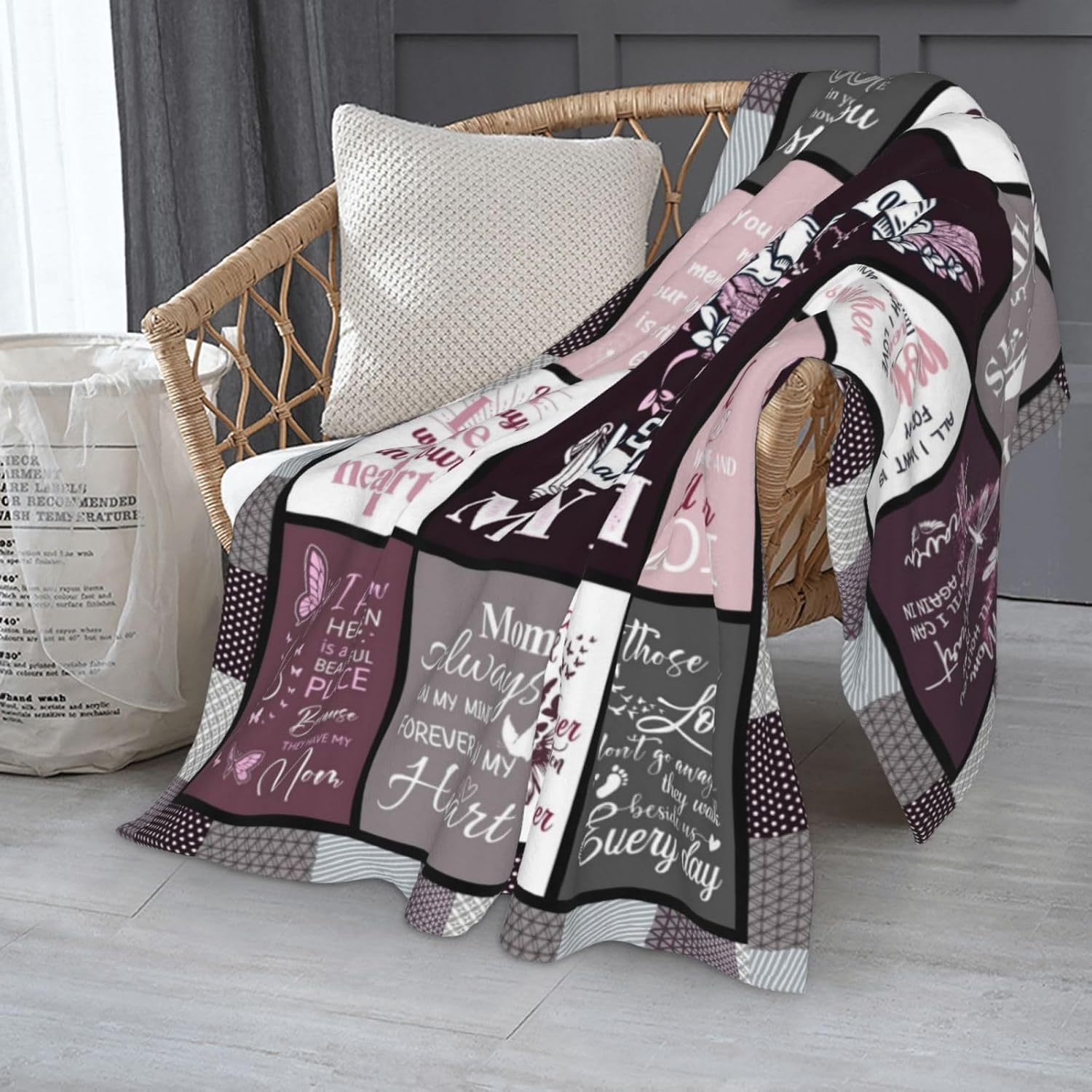 Sympathy Gifts for Loss of Mom Blanket, Memorial Blankets, Bereavement Blanket for Loss' of Mother Blanket 60" X 50", Comforting Bereavement Gifts for Adults - Image 9