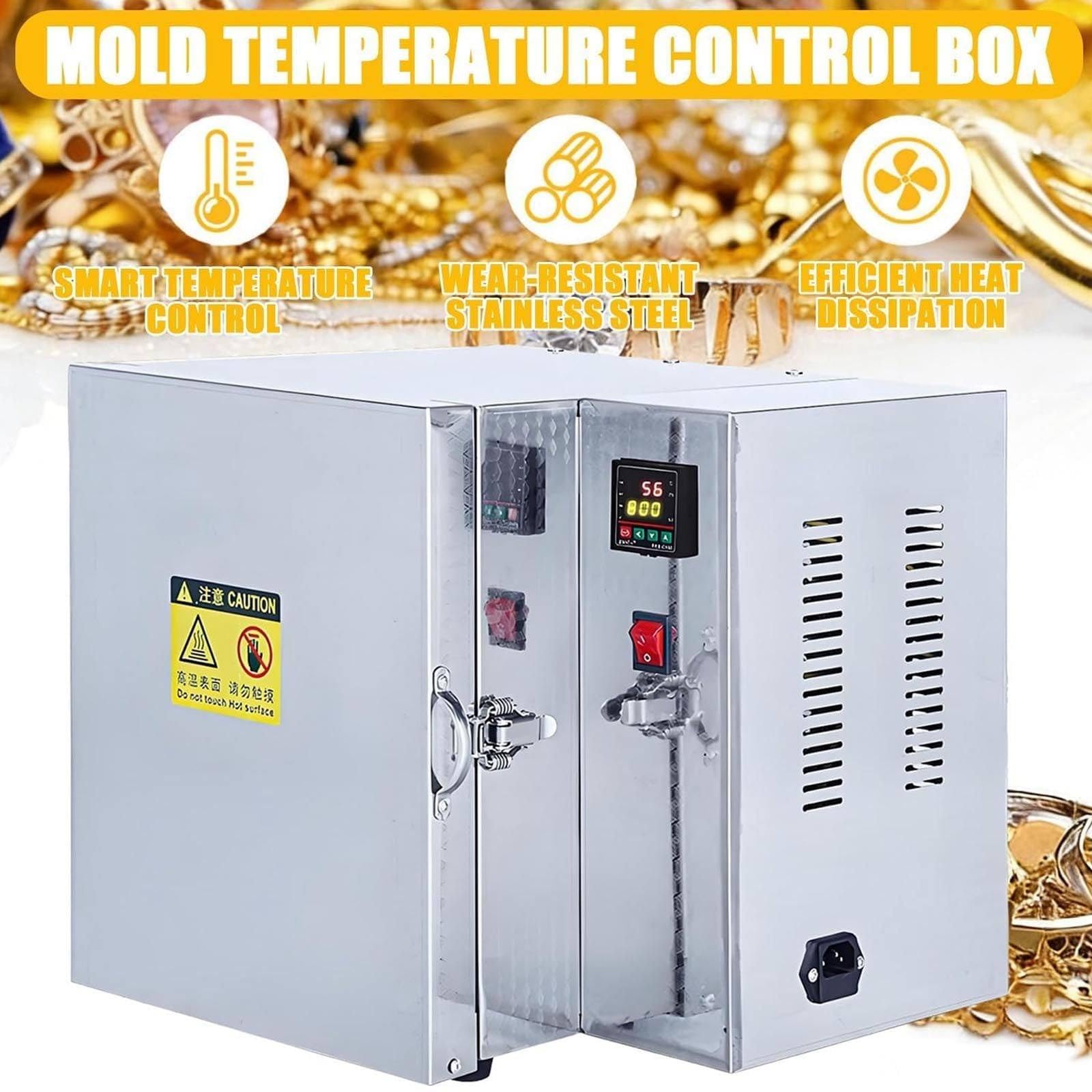 Forno Professionale per la Cottura della Cera da 1500 W, Forno Elettrico ad Alta Temperatura, Forno Elettrico Digitale con Controllo della Temperatura, Forno ceramico a 7 Ripiani 110V