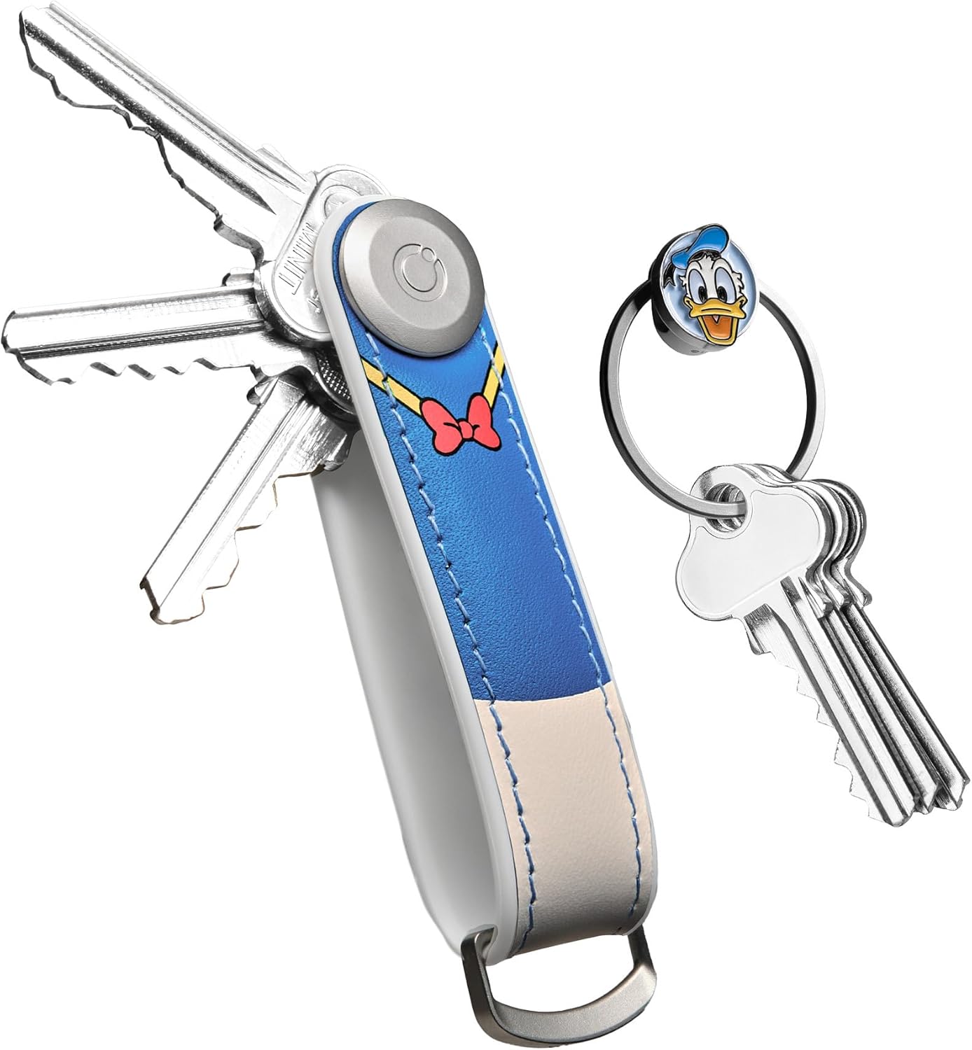 Orbitkey Disney Donald Duck Hybrid Leather Key Organiser + Ring v2 Kit