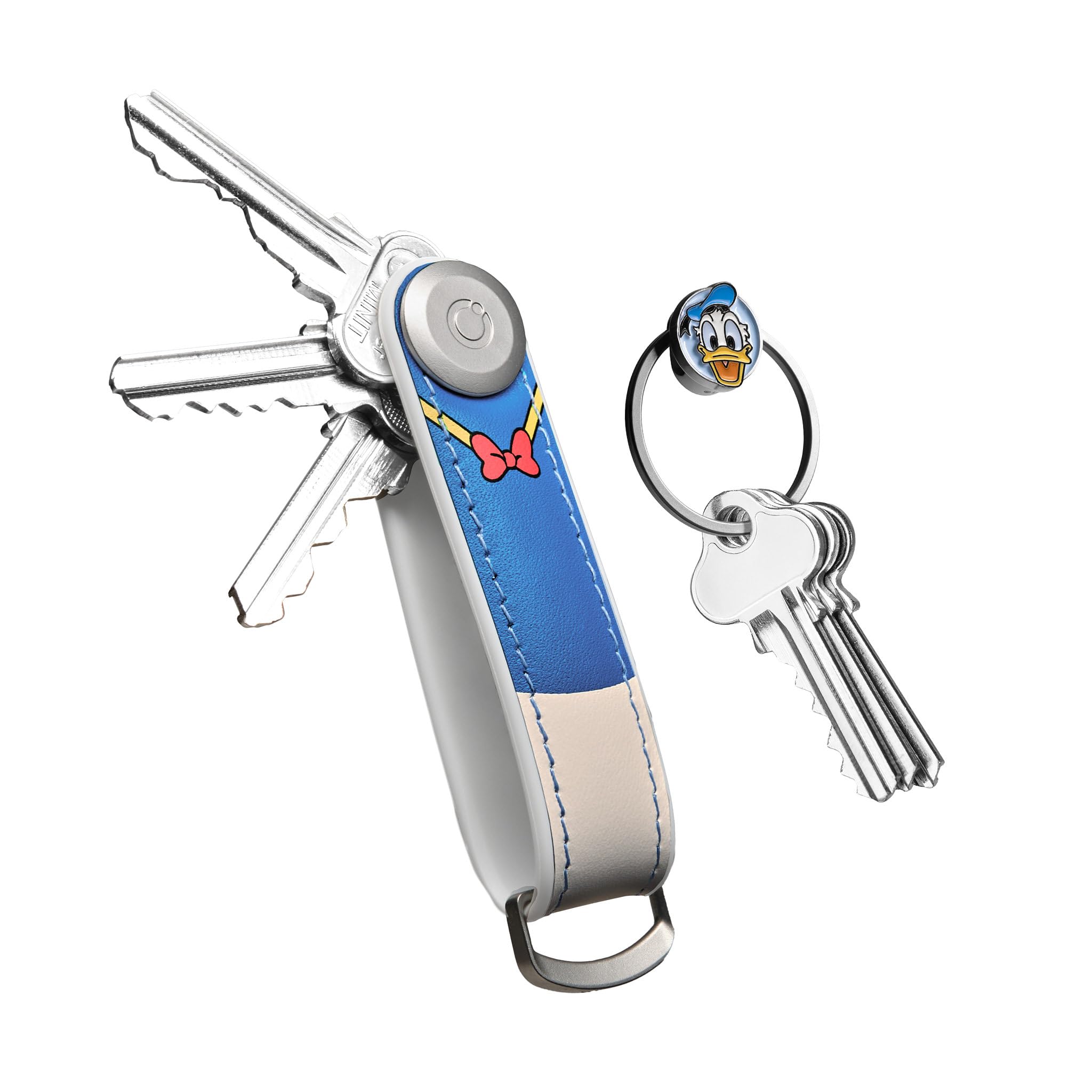 Orbitkey Donald Duck Disney Hybrid Leather Key Organiser + Ring V2 Kit