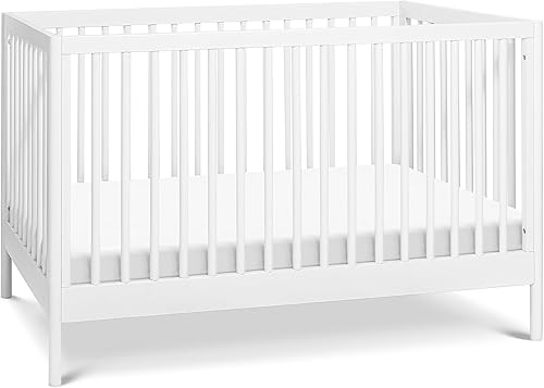 DaVinci Birdie Cuna convertible 3 en 1, color blanco, fácil de montar, certificado Greenguard Gold