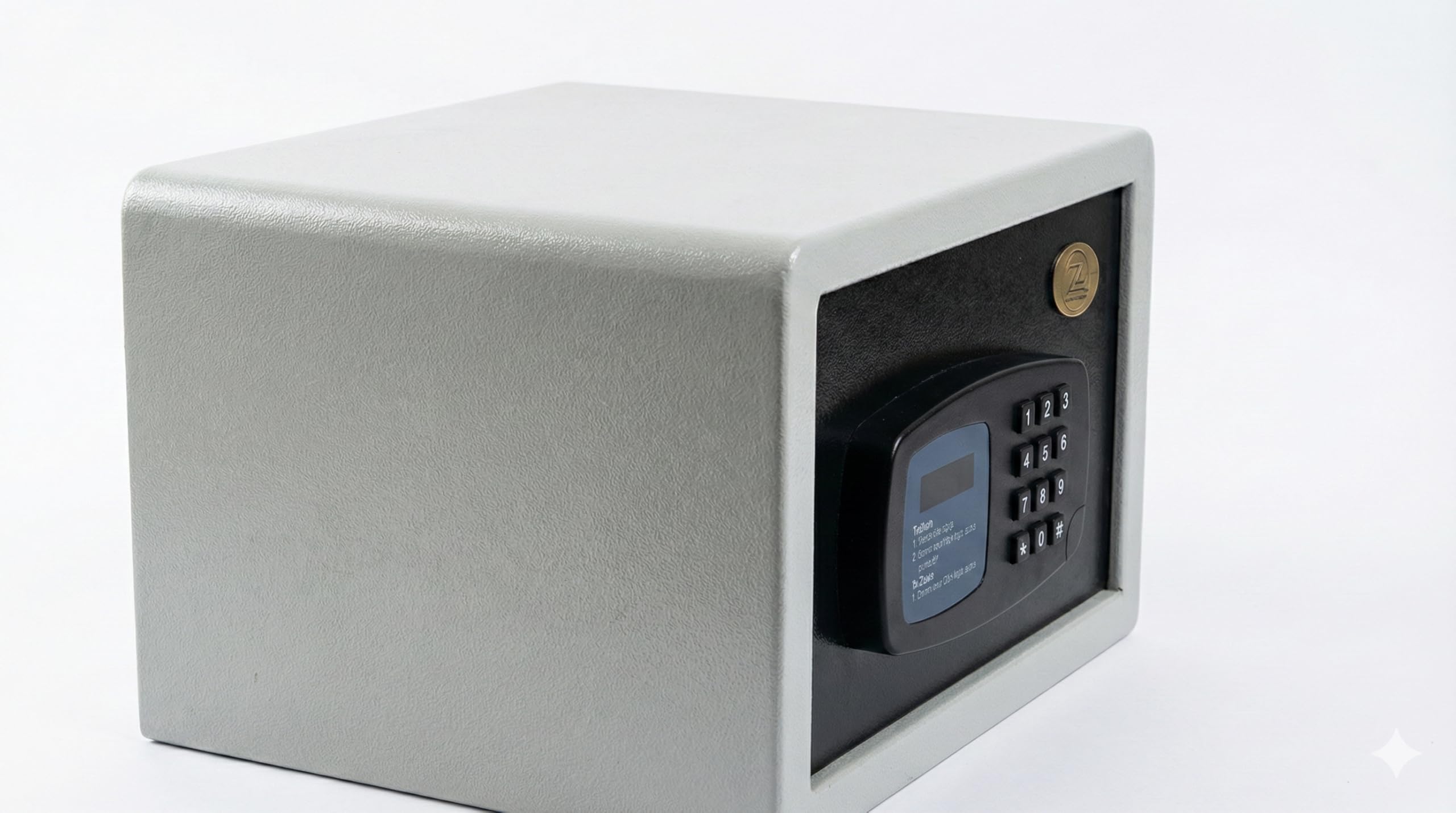 Electronic Safe Locker for Home & Office | Digital Keypad + Manual Key | 3–6 Digit Password | Steel Body | Auto-Lock Security | Grey | Model SLD 1