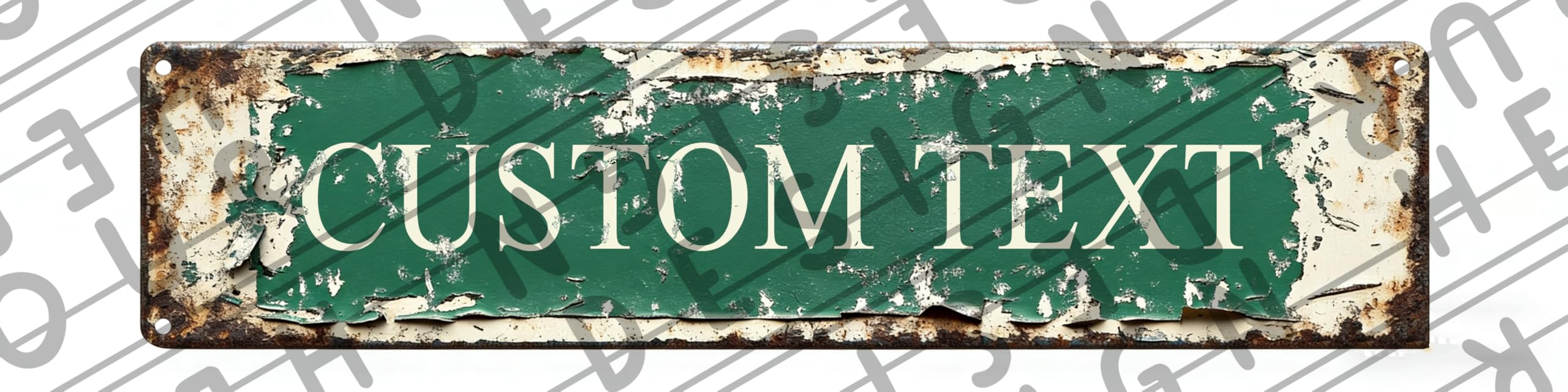Custom Metal Sign 16x4 Personalized Text Workshop Garage Tool Room Decor