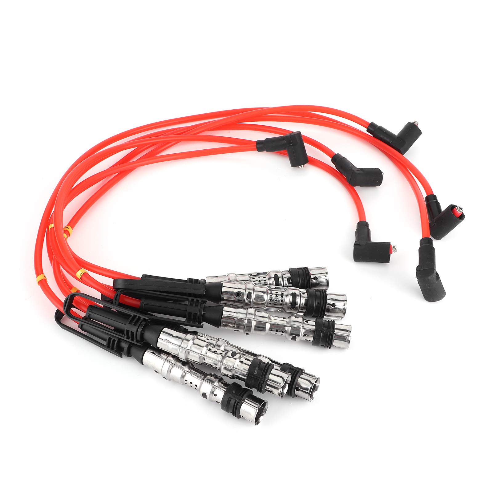 Conjunto de Alambre de Encendido de 6 Piezas con Cable de Cable de Bujía de Bujía Corrado VR6 2 8 9 Modelo 1J0998031