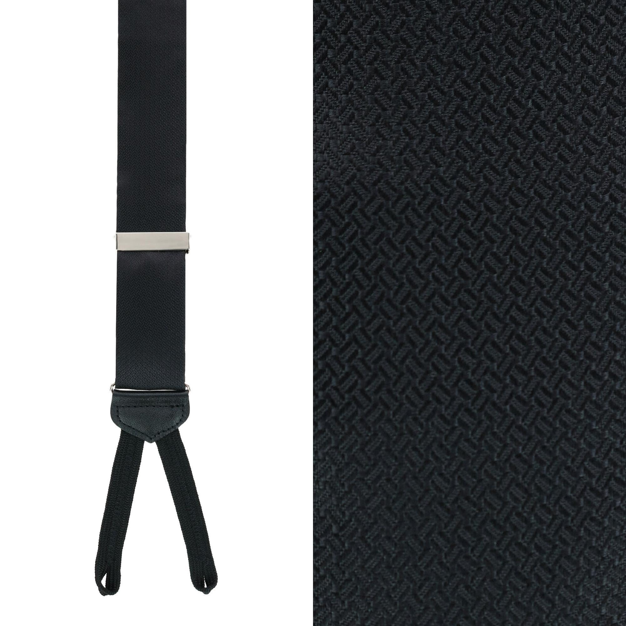 Trafalgar Men's Big & Tall Monte Bello Interlocked Silk Formal Braces