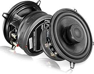 CT Sounds 5.25 Inch Car Audio Coaxial Speakers Set - Pair, Full Range , Easy Mounting, 4 ohm 1.4" Voice Coil, 30Watts Rms/ 60Watts Peak Power, 5.25" Carbon Fiber Cone - Meso 5.25