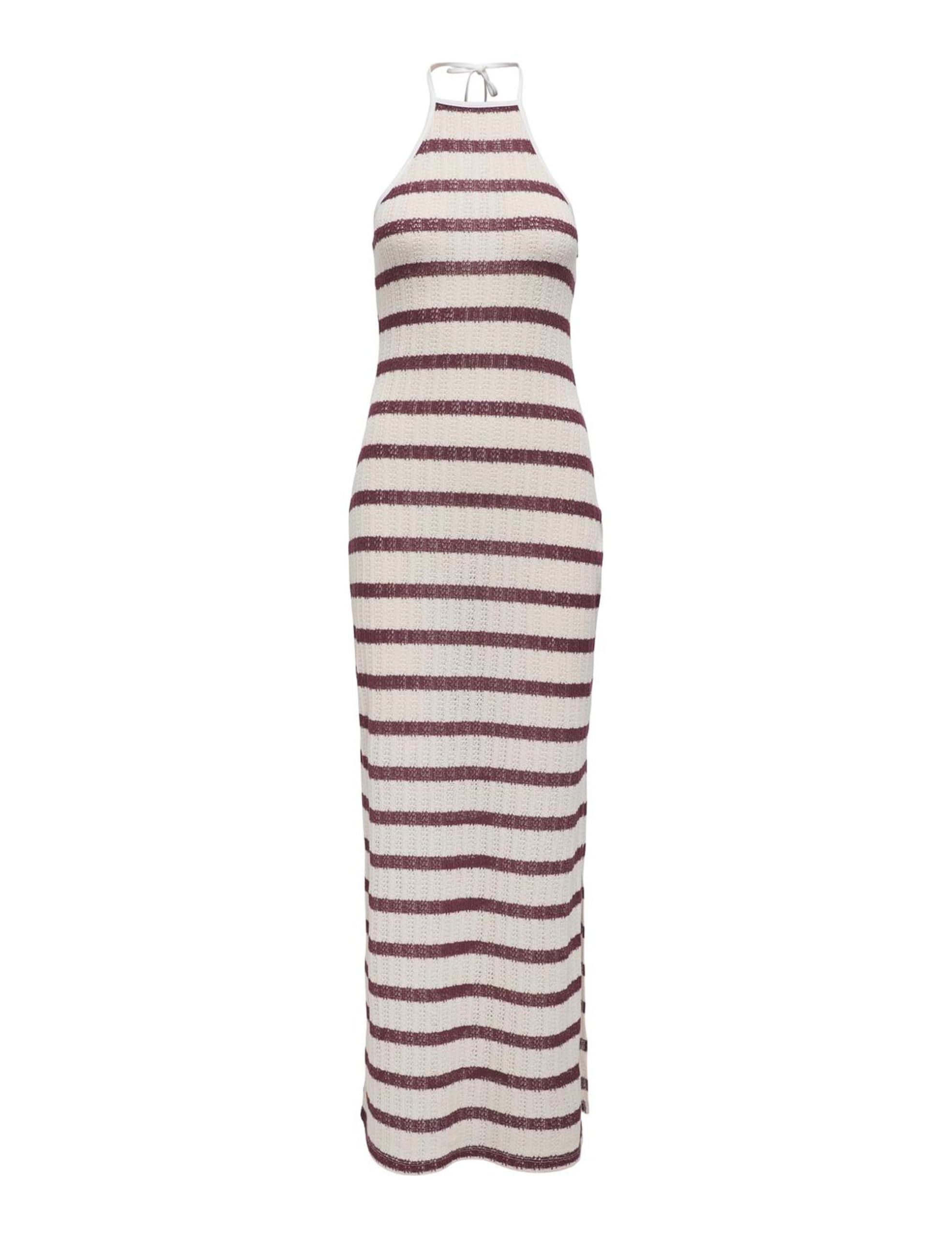 Onlhalia Halterneck Long Dress Box JRS, Cloud dancer, M