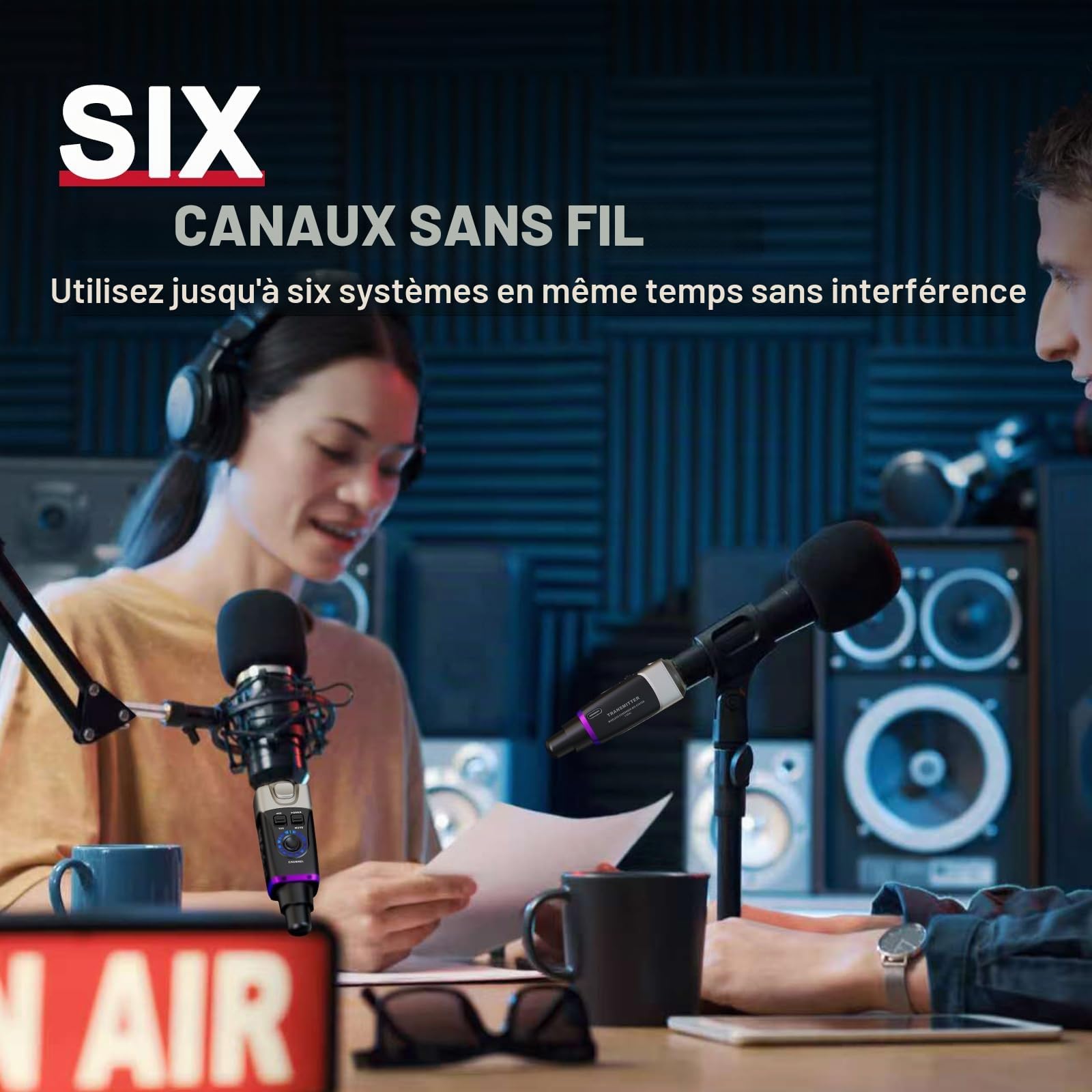 Xvive U35C - Système sans fil Plug-on XLR pour Microphones à Condensateur