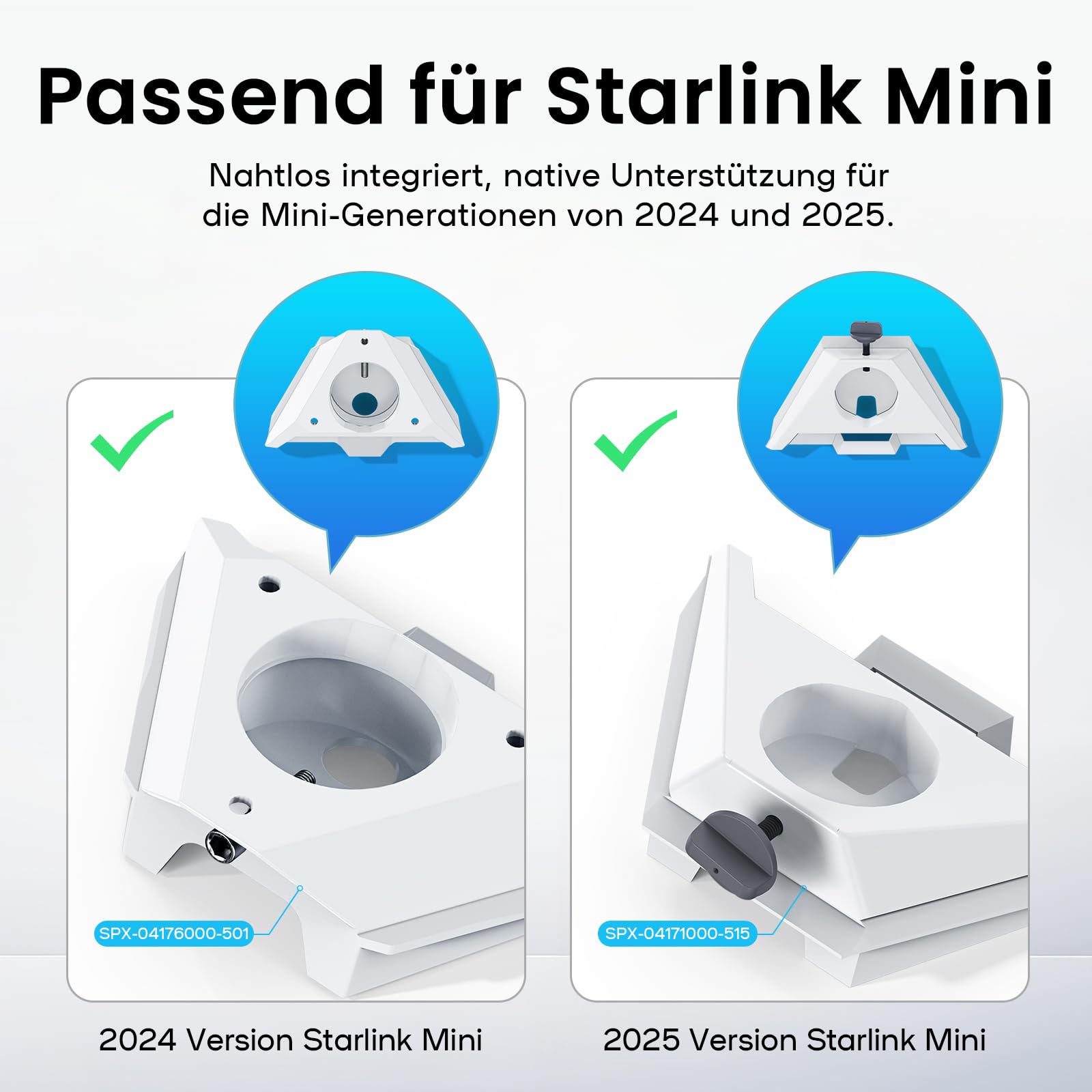 Externer Akku für Starlink Mini, tragbare Stromversorgung 95 Wh, Ausgang 19 V/5 Ah, wasserdicht IP65, mit Adapter DC 25,2 V/3 A, Backup-Batterie, Plug-and-Play, kompatibel mit Starlink Mini X
