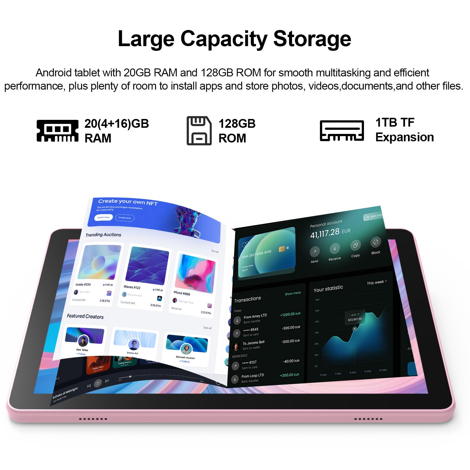 Amazon.co.jp: Nyxolaria Android 15タブレット、10インチタブレット