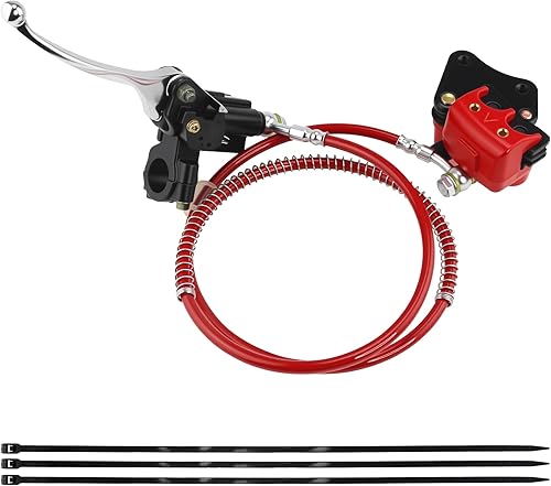 Miniatura 8 de PRO BAT Cilindro maestro hidráulico de pinza de freno delantero para Pit Mini Bike Go Kart Trolley ATV, dorado