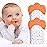 2Pack Silicone Teething Mitt, Soothing Infant Teething Mitten Pain Relief, Prevent Scratches Glove, Safe Silicone Teething Toys for 0-12 Months