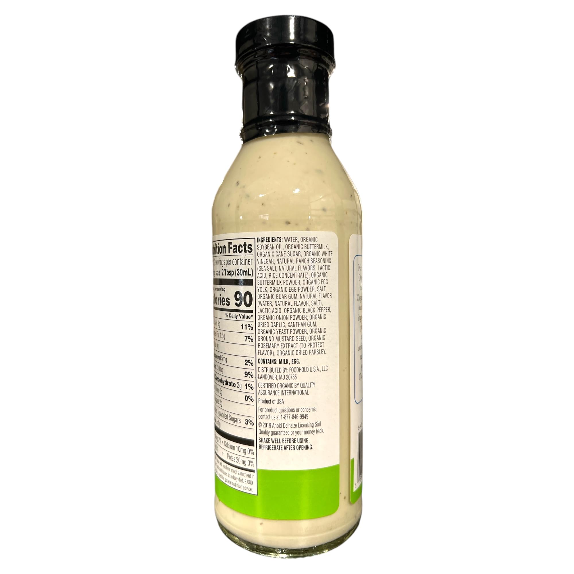 Amazon.com : Nature's Promise Organic Ranch Dressing and Dip, 12 Fl Oz,  USDA Organic : Grocery & Gourmet Food