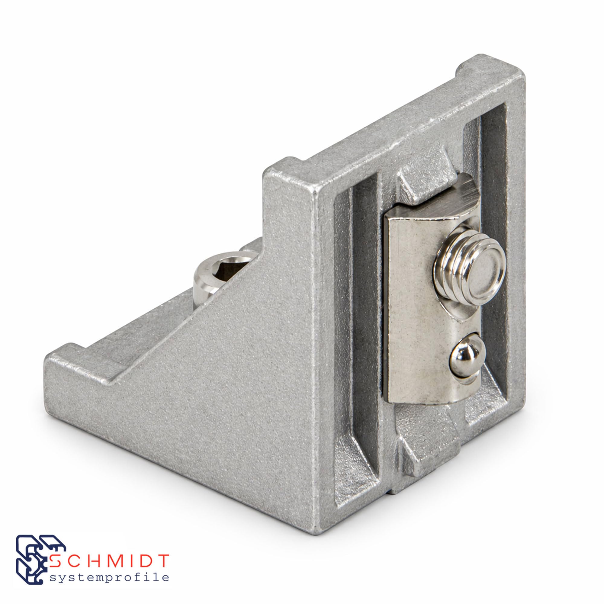 SCHMIDT systemprofile 50x Eckwinkel Nut 8 39x39x35mm Alu Profil Winkel-Verbinder Eckverbinder 40x40 Aluprofil-Zubehör