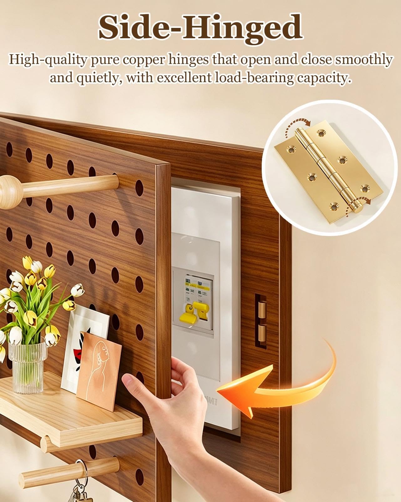 Stromkasten Verkleidung Seitenöffnung Holz-Pegboard-Schaltanlagen-Boxen