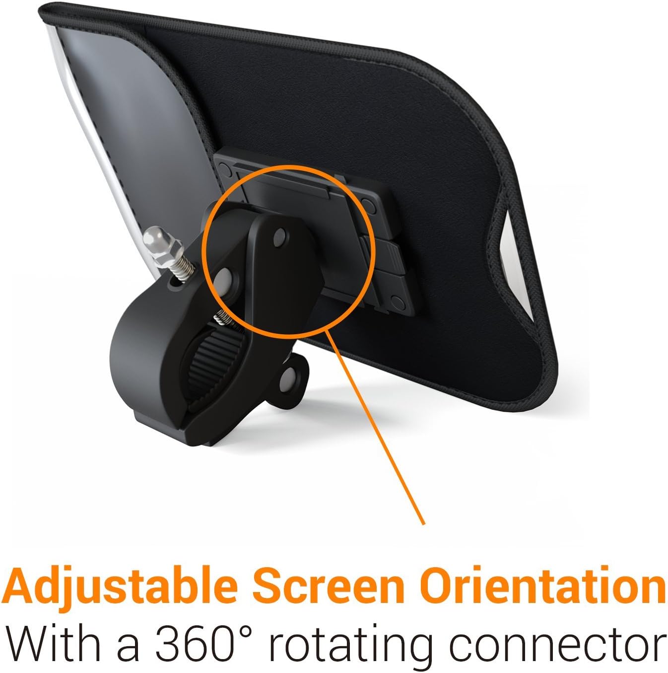 Satechi Pro RideMate Bike Mount (Black) for iPhone 5S, 5C, 5, 4S, 4, 3GS, 3G, BlackBerry Torch, HTC EVO, HTC Inspire 4G, HTC Sensation, Droid X, Droid Incredible, Droid 2, Droid 3, Samsung EPIC, Galaxy S2, S3, S4
