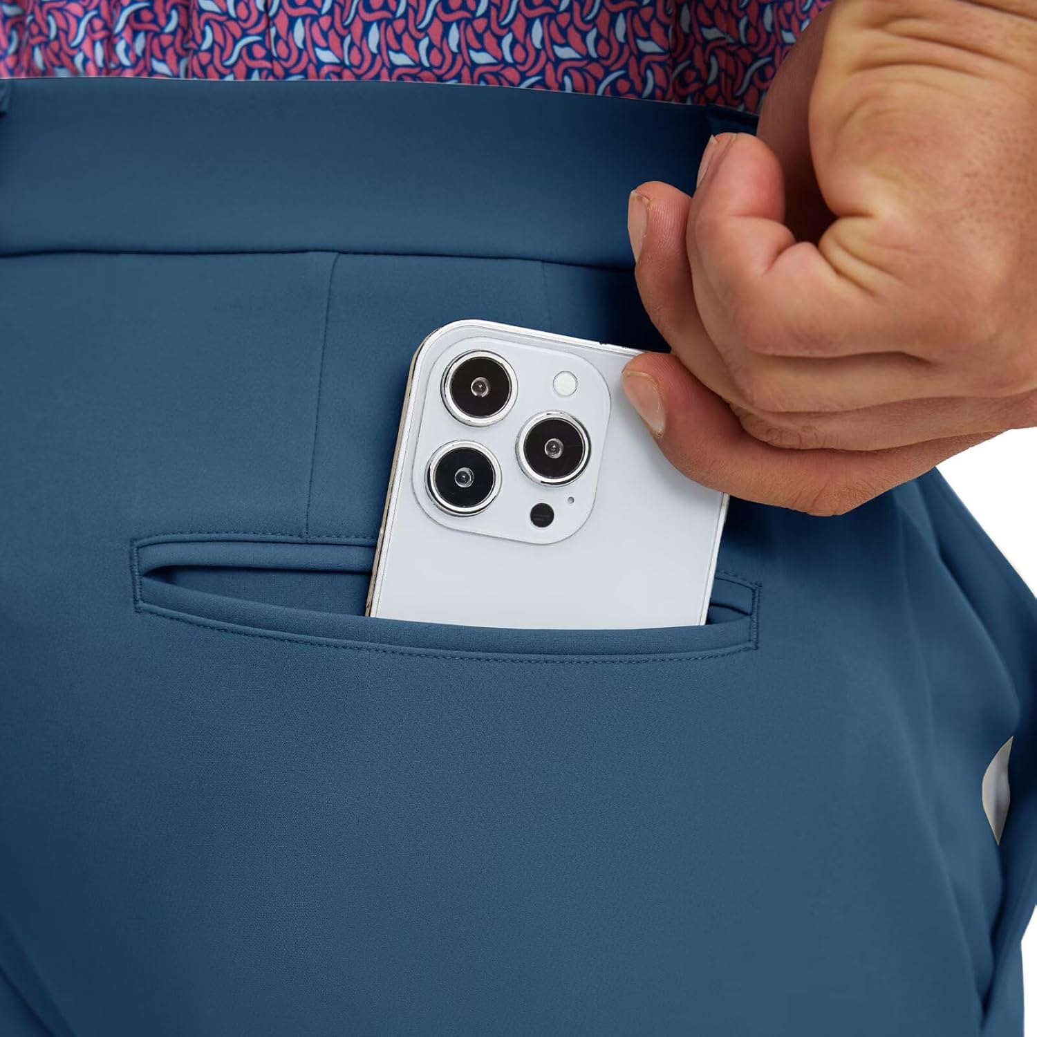 M MAELREG Men's Golf Pants Quick Dry Lightweight 30/32/34 Stretch Work Dress Casual Trousers with 4 Pockets Golf Pants Men - Image 5