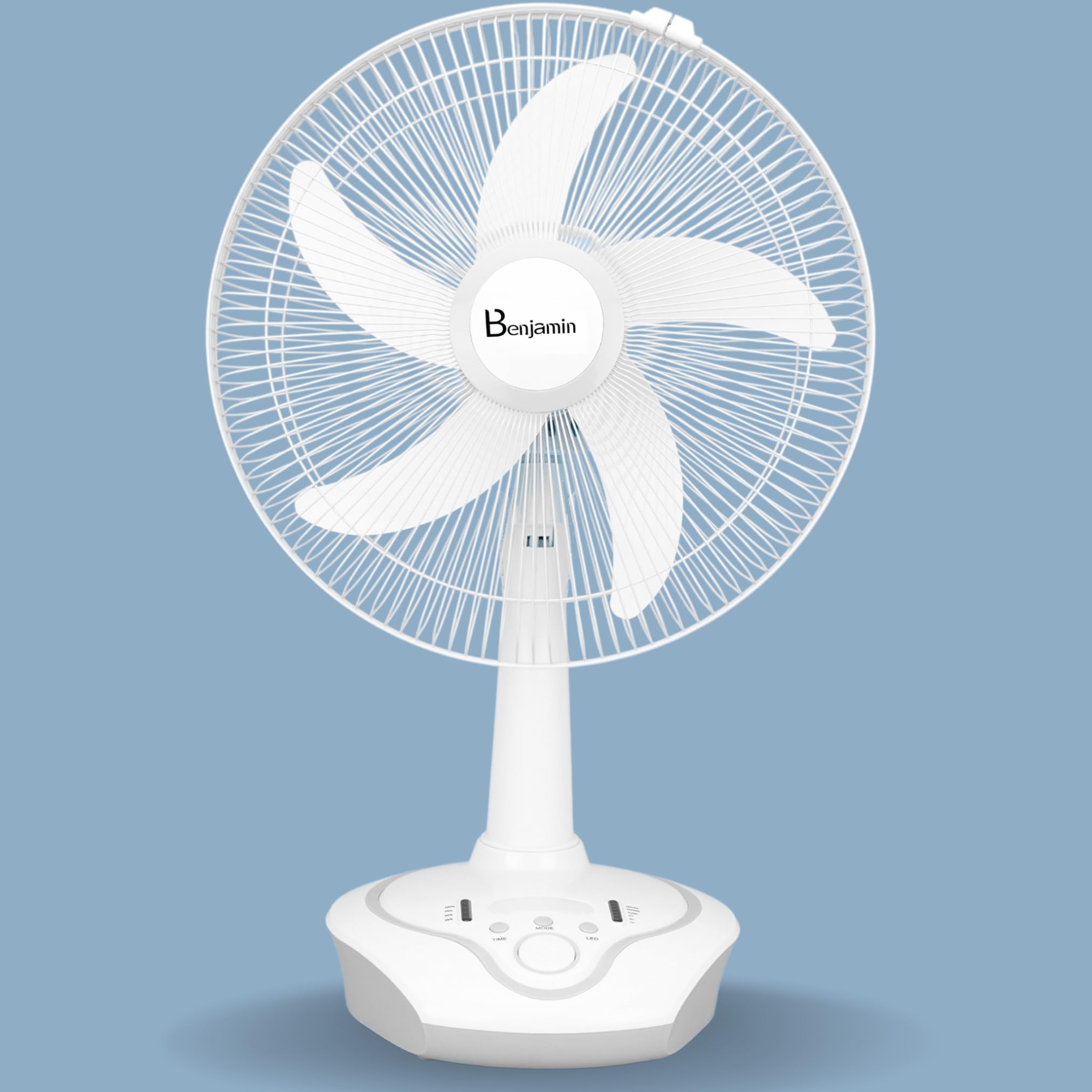 MrRight by Fippy MR-5916 BLDC Motor Rechargeable Fan Battery Table Fan 16 inches, white-image-24