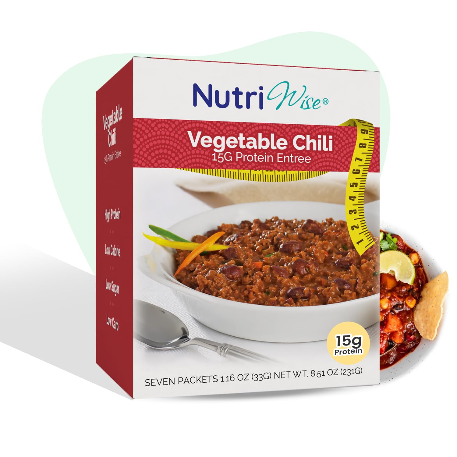 NutriWise Vegetable Chili Diet Entree