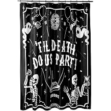 Killstar Party Animal Shower Bathroom Bath Home Decor Ouija Curtain