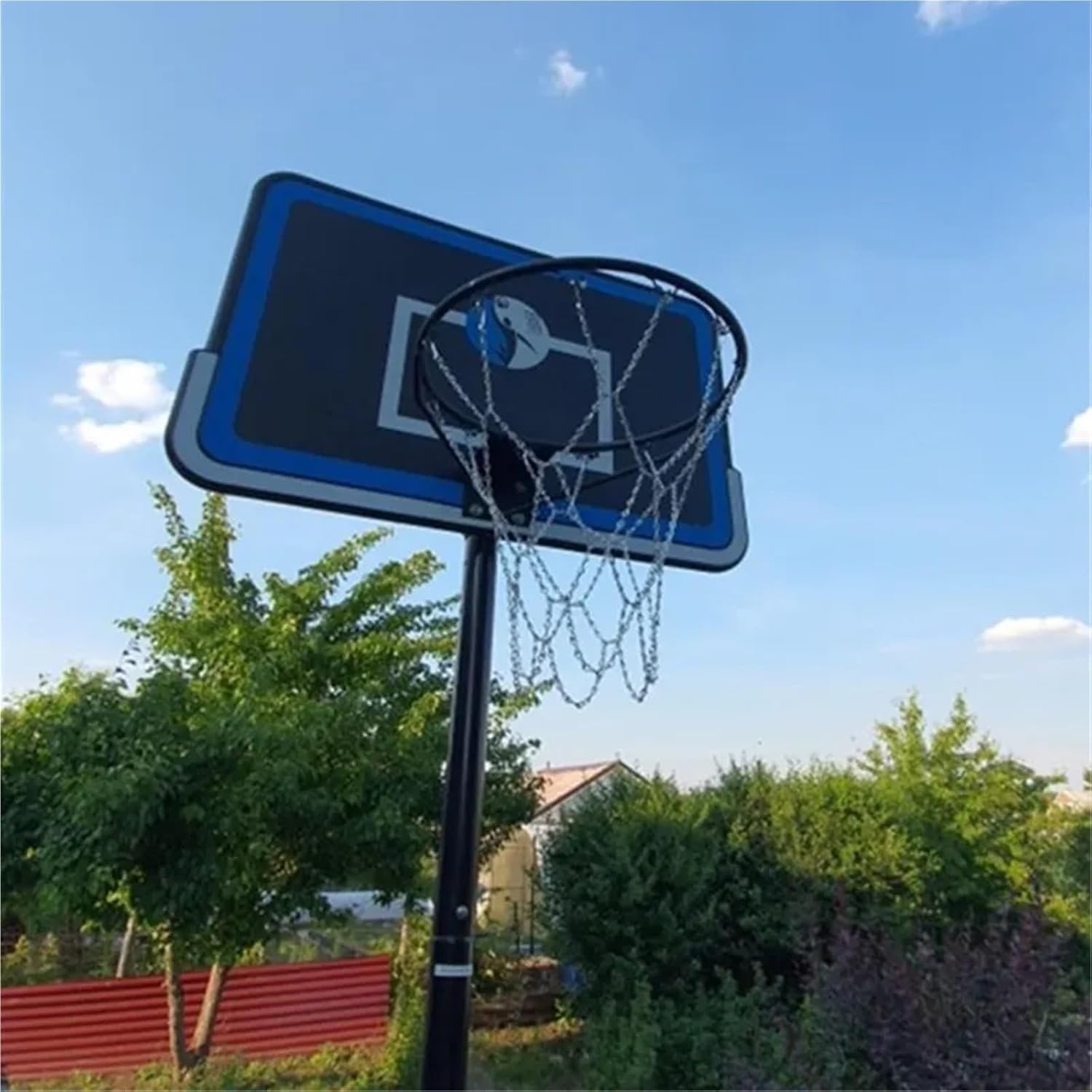 Basketball Net Outdoor Basketball Hoop Heavy Basketball Metal Net for Hoop Replacement