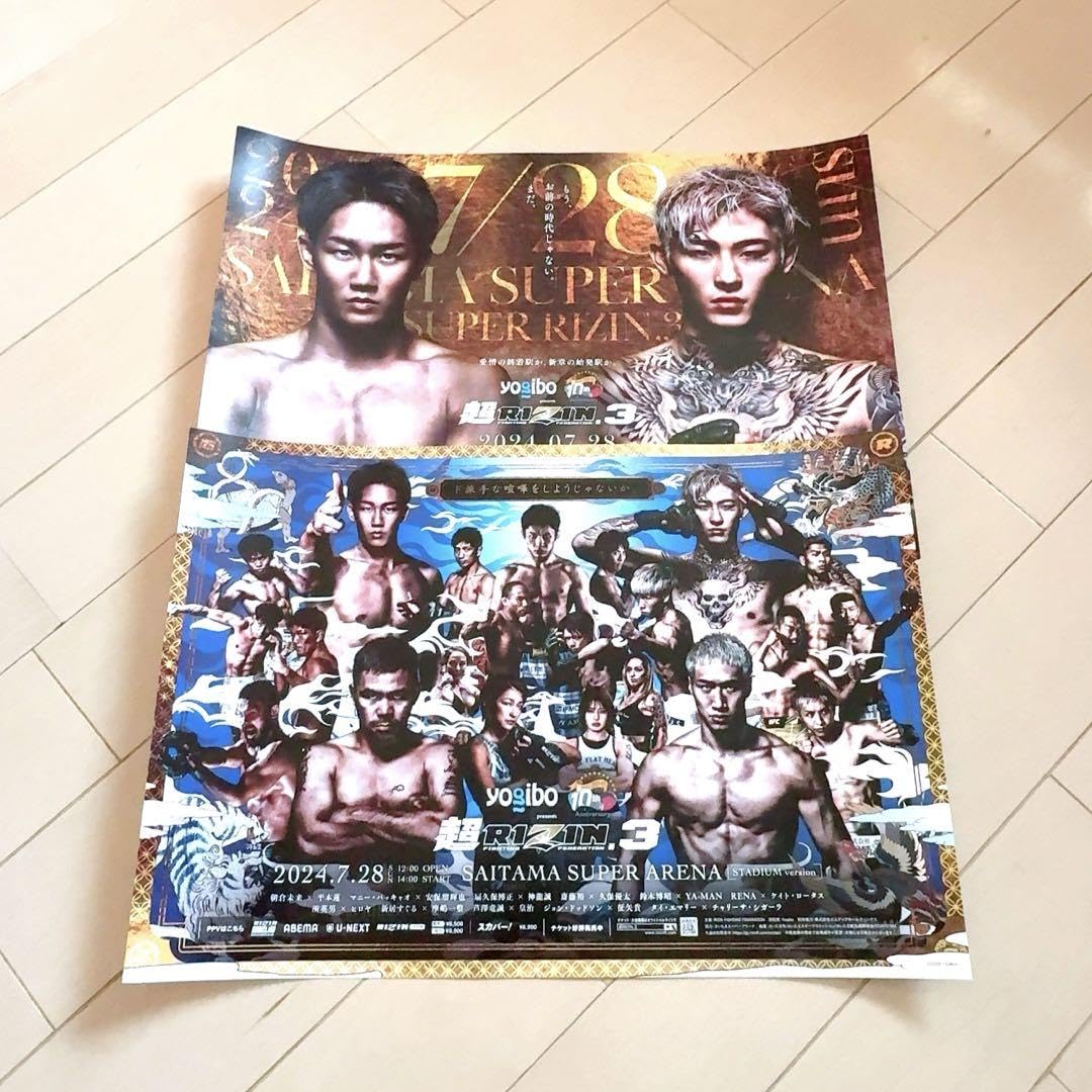 Amazon.co.jp: 超RIZIN.3 朝倉未来 平本蓮 B2 ミニポスター : ホビー