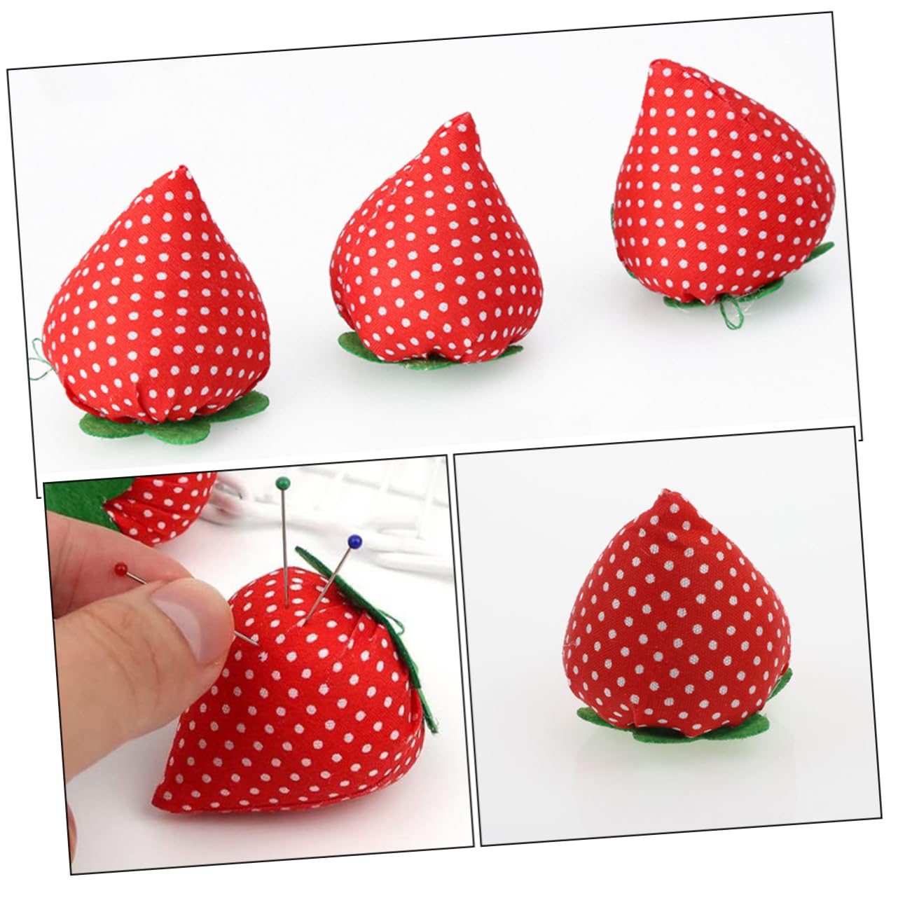 NUOBESTY 24 Piezas De Alfiletero De Costura Herramientas De Costura Suministros De Costura Regalos De Costura Agujas De Coser Alfileres De Costura Soporte De Alfiler Accesorios para El