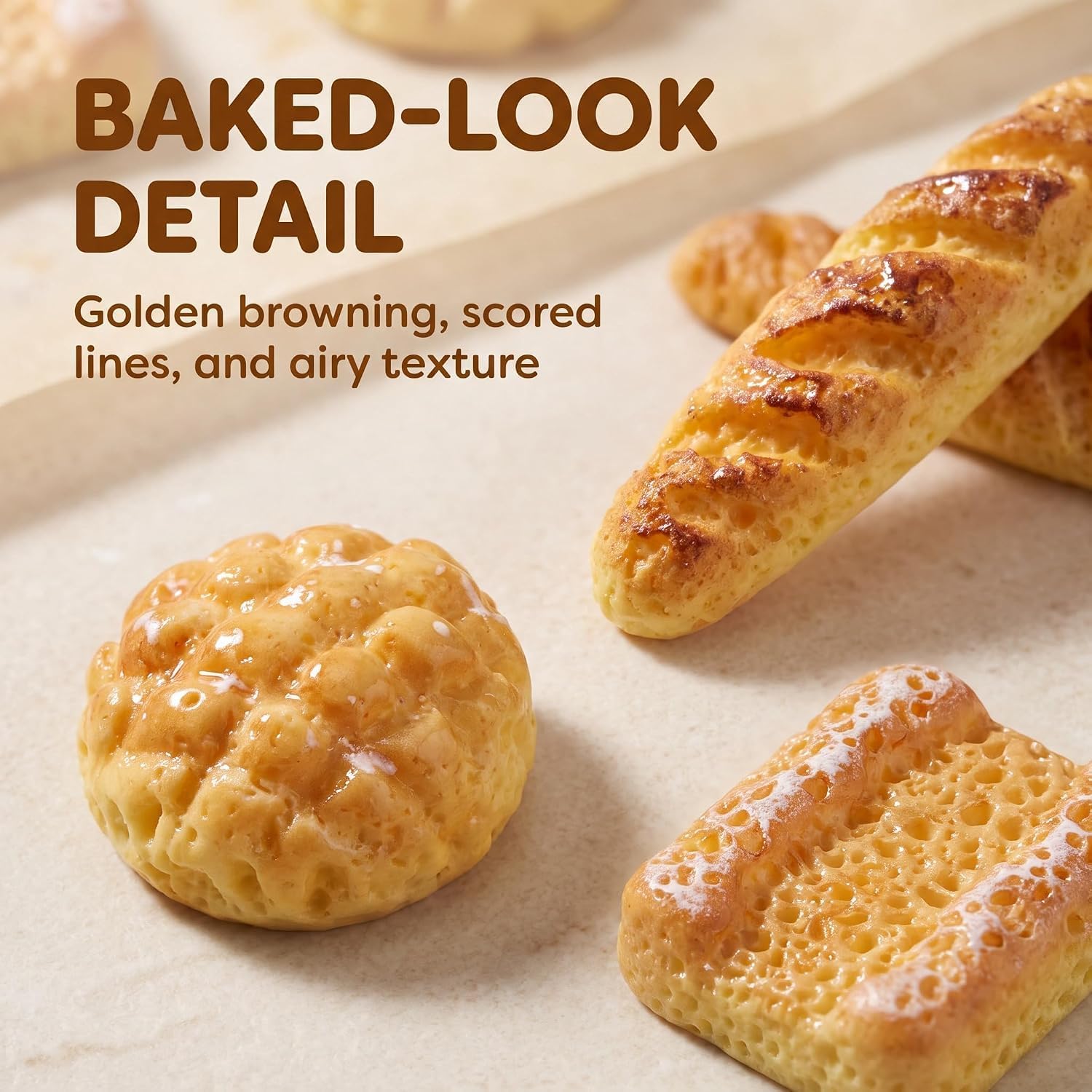 6Pcs Artificial Bread Set, Realistic Food Display Props, Miniature Bread Dollhouse Decoration Accessories, DIY Micro Landscaping Decor Kitchen Home Decoration