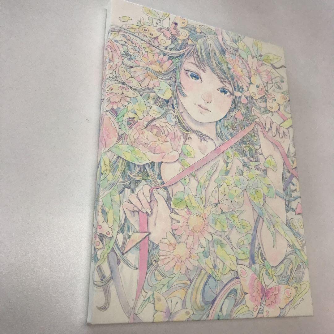 ★木村智博「触れ合う」木製パネル アクリルガッシュ 色鉛筆 鉛筆 額付き Amazon | 木村智博「触れ合う」木製パネル アクリルガッシュ