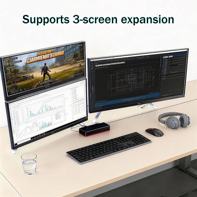 Dock Thunderbolt 3 15 en 1 WCHongGo 40AN0135US Hub USB-C miniatura 5