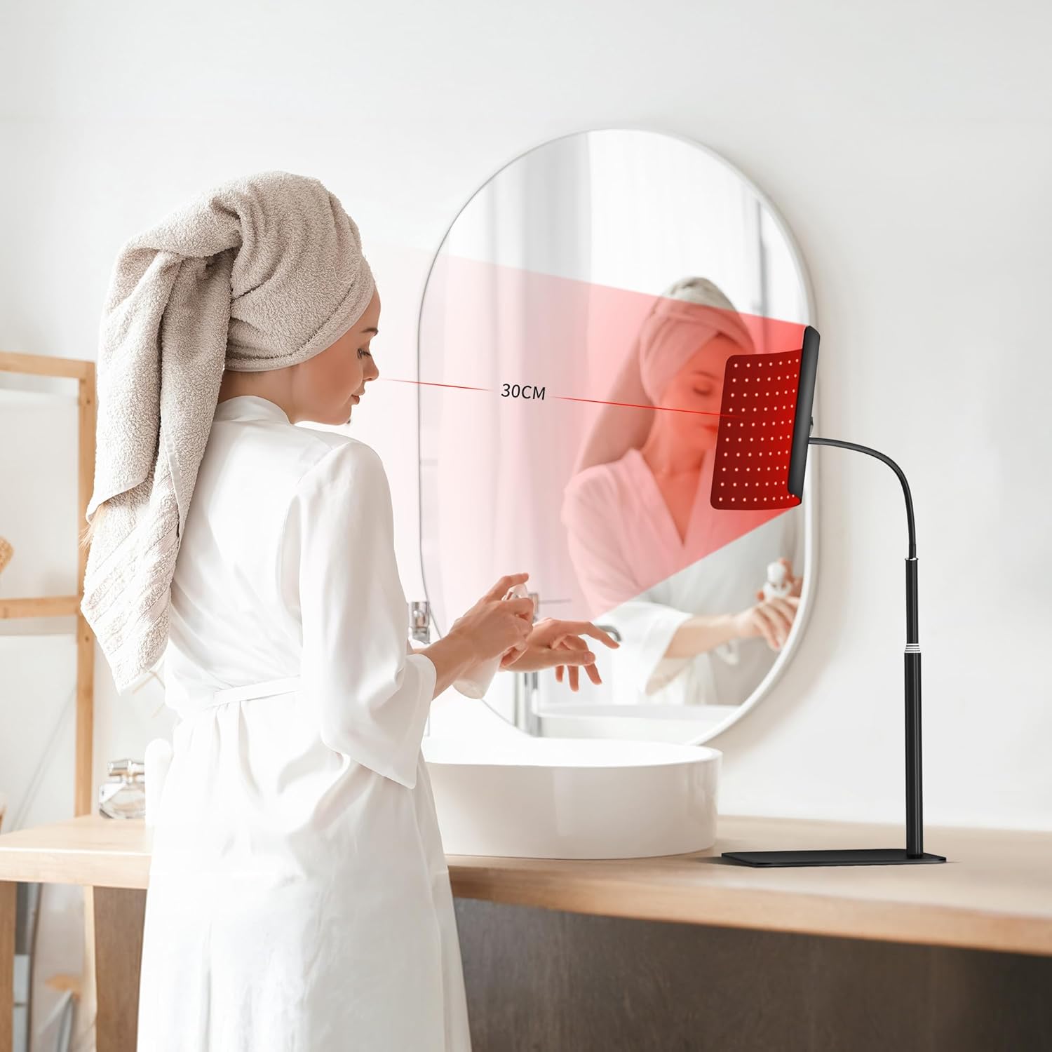 Red Light Therapy for Body, Infrared Light Therapy Panel with Stand, Red Light Therapy Lamp, 660nm Deed Red Light and 850nm - Image 7