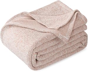 KAWAHOME Summer Sweatshirt Blanket for Bed Lightweight Soft Thin, 63" × 79"