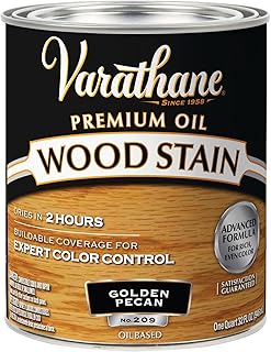 Varathane 1 qt Rust-Oleum Brands 211710H Golden Pecan Varathane Oil-Based Interior Wood Stain
