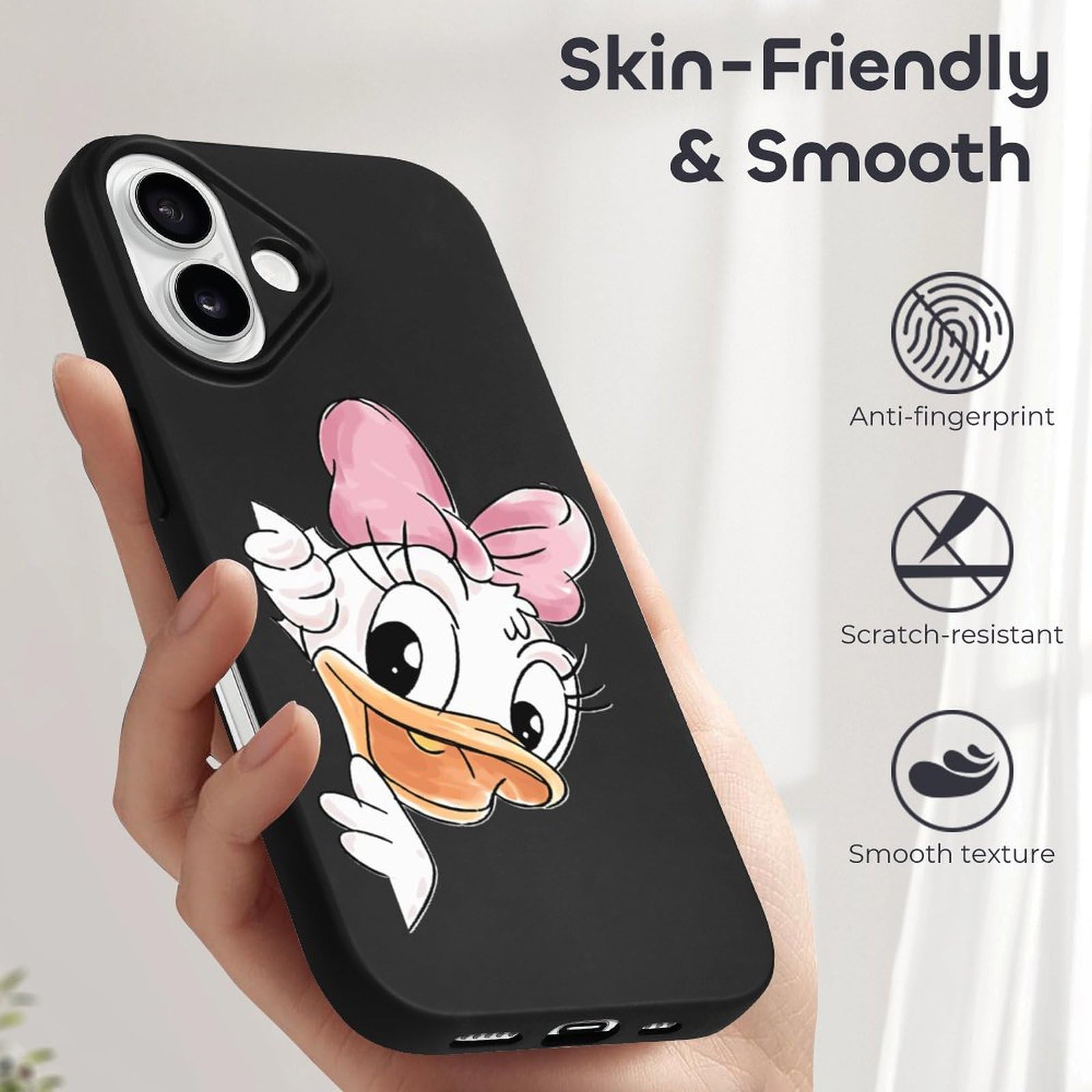 Amazon.co.jp: IPhone16 ケース デイジーダック iPhone 16 カバー