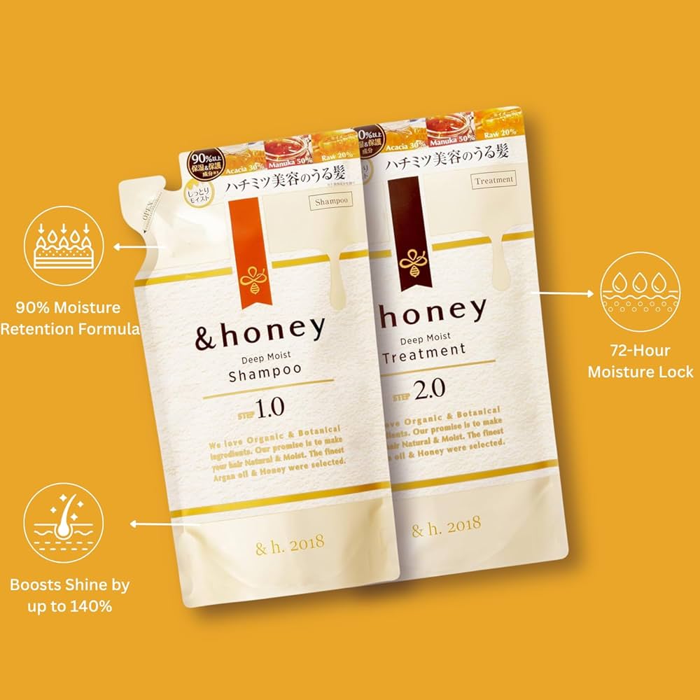 Amazon.com : &-honey Deep Moist Repair Japanese Shampoo