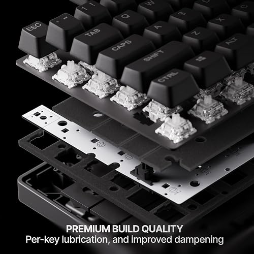 SteelSeries Apex Pro TKL Gen 3 - Gaming Keyboard - Hall Effect Switches; OmniPoint 3.0 - Adjustable Actuation - Game-Ready Presets - Rapid Trigger, Protection Mode, Rapid Tap/SOCD - American QWERTY - 6