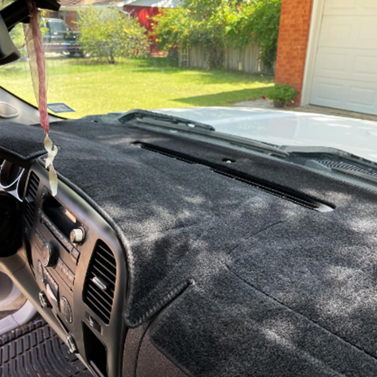 Dashboard Cover Dash Mat Compatible with 2019-2022 Chevy Chevrolet Silverado/GMC Sierra 1500 2500HD 3500HD (Black)