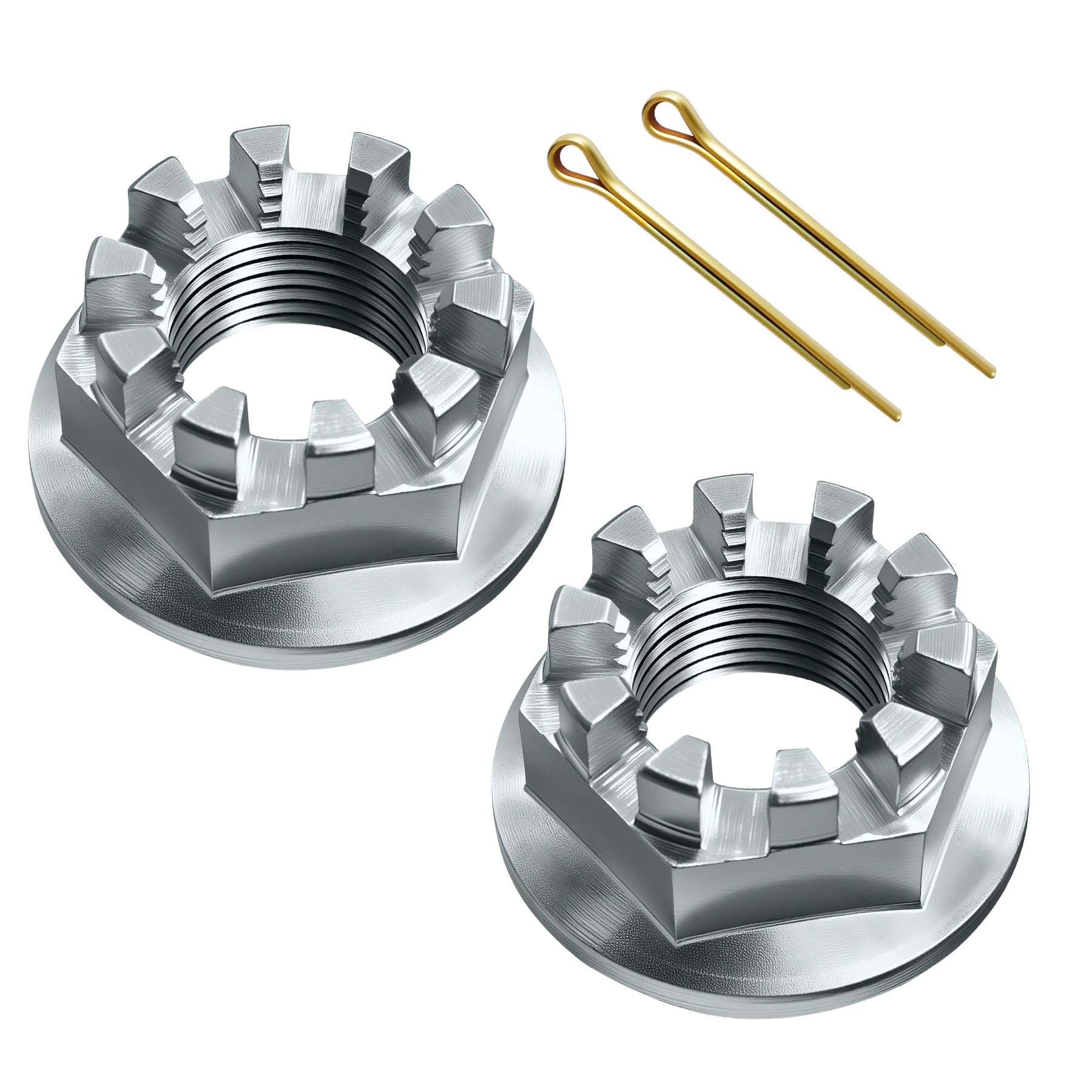 Takashi Send リンク Amazon.com: C CLINK Set of 2 Rear AXLE Castle Nuts & PINS FITS for